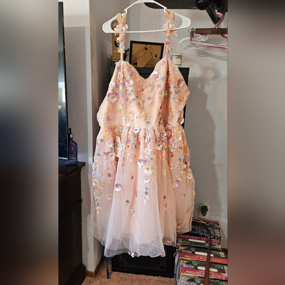 Floral Pink Dress - Picture 9 of 9